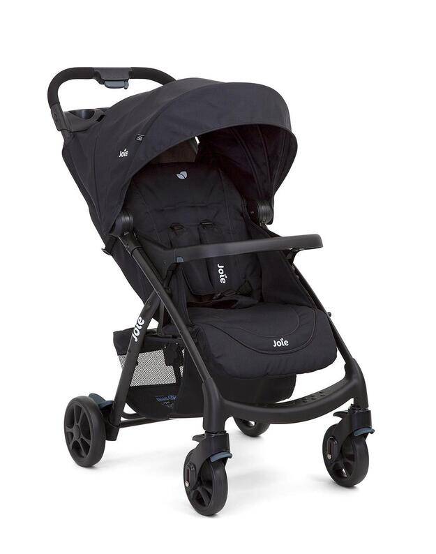 Joie pink and grey stroller best sale