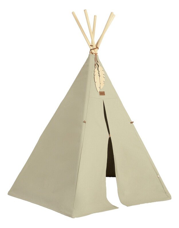 Nobodinoz palapinė (tipis) NEVADA TEEPEE LAUREL GREEN