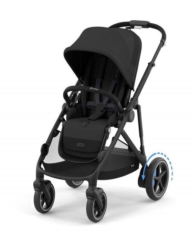 Cybex elektrinis vežimėlis eGazelle S BLK Moon Black, juodas