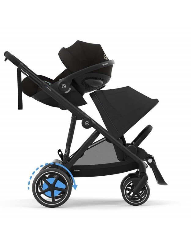 Cybex elektrinis vežimėlis eGazelle S BLK Moon Black, juodas