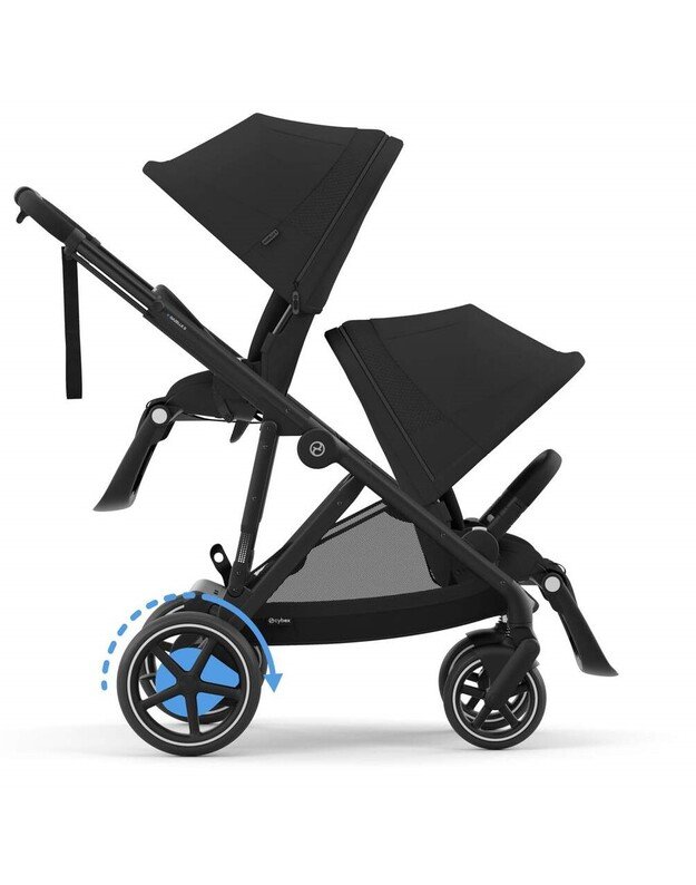 Cybex elektrinis vežimėlis eGazelle S BLK Moon Black, juodas