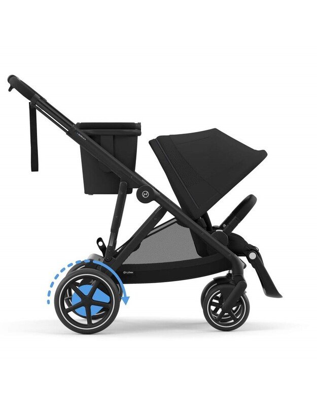 Cybex elektrinis vežimėlis eGazelle S BLK Moon Black, juodas