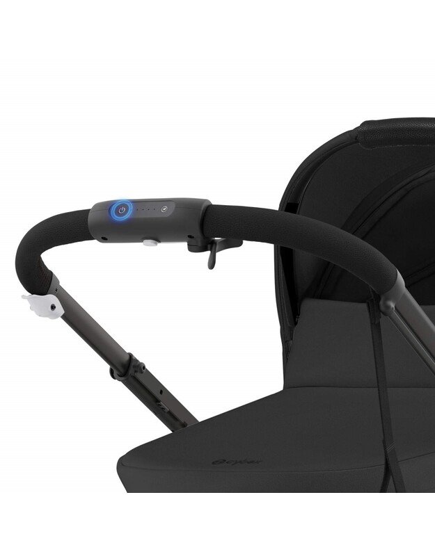 Cybex elektrinis vežimėlis eGazelle S BLK Moon Black, juodas