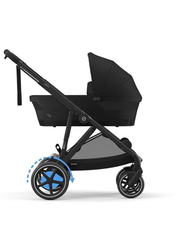 Cybex elektrinis vežimėlis eGazelle S BLK Moon Black, juodas