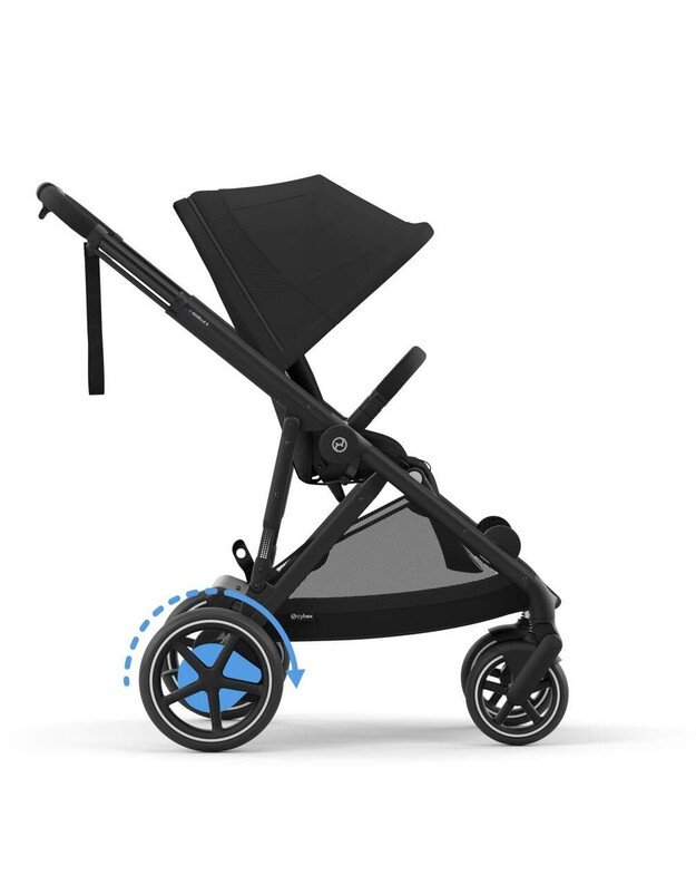 Cybex elektrinis vežimėlis eGazelle S BLK Moon Black, juodas