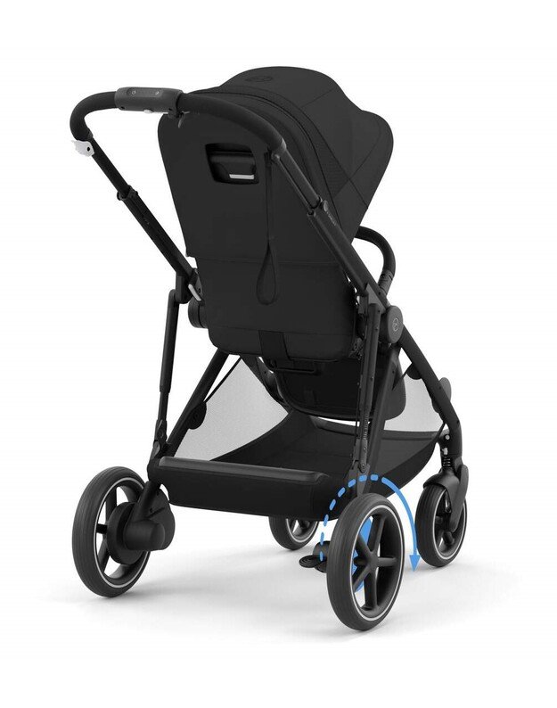 Cybex elektrinis vežimėlis eGazelle S BLK Moon Black, juodas