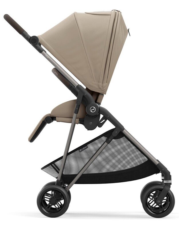 Vežimėlis Cybex Melio (2024) Almond Beige, smėlio spalvos