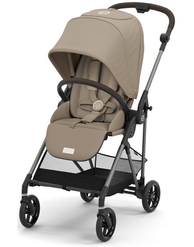 Vežimėlis Cybex Melio (2024) Almond Beige, smėlio spalvos