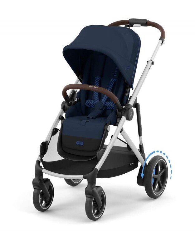 Cybex elektrinis vežimėlis eGazelle S SLV Ocean Blue, mėlynas