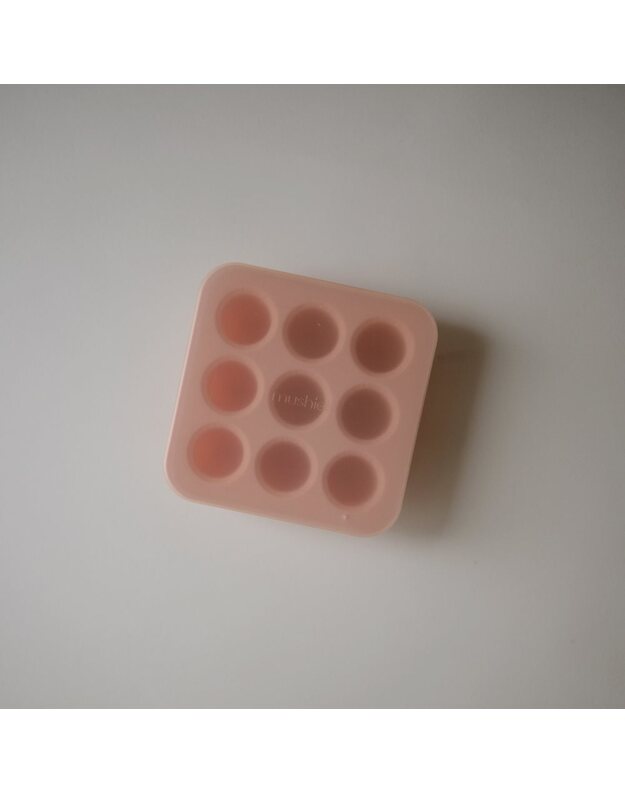 Mushie šviežio maisto šaldymo mini-formelės Blush, rausvos