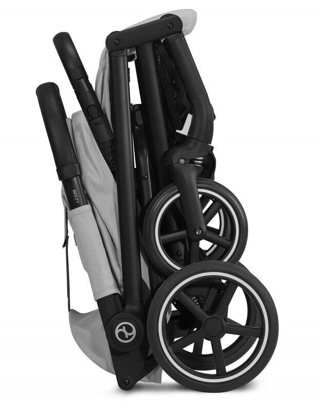 Cybex vežimėlis Beezy BLK Fog Grey, pilkas