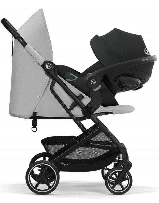 Cybex vežimėlis Beezy BLK Fog Grey, pilkas