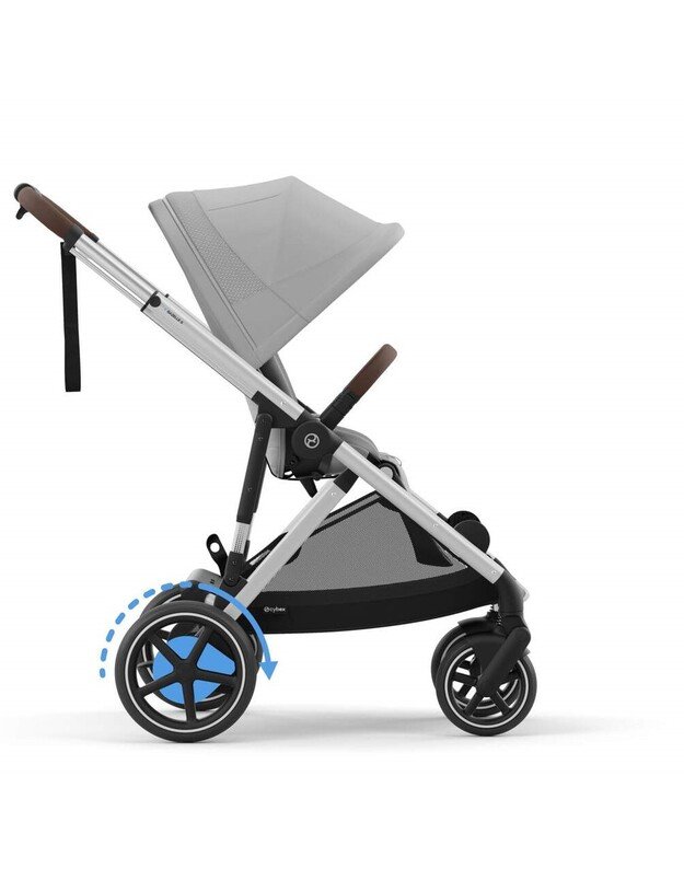 Cybex elektrinis vežimėlis eGazelle S SLV Stone Grey, pilkas