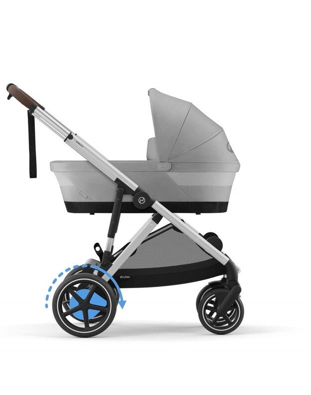 Cybex elektrinis vežimėlis eGazelle S SLV Stone Grey, pilkas