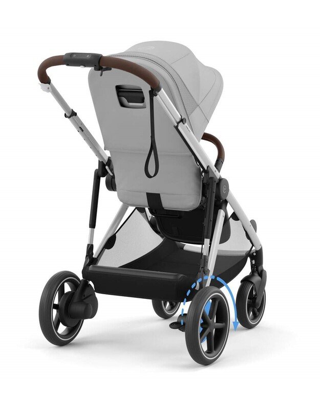 Cybex elektrinis vežimėlis eGazelle S SLV Stone Grey, pilkas