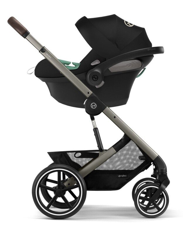 Vežimėlis Cybex Balios S LUX taupe frame Almond Beige, smėlio spalvos