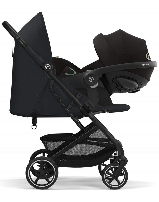 Cybex vežimėlis Beezy BLK Magic Black, juodas