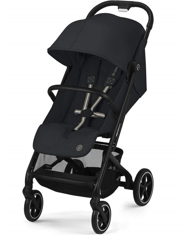 Cybex vežimėlis Beezy BLK Magic Black, juodas