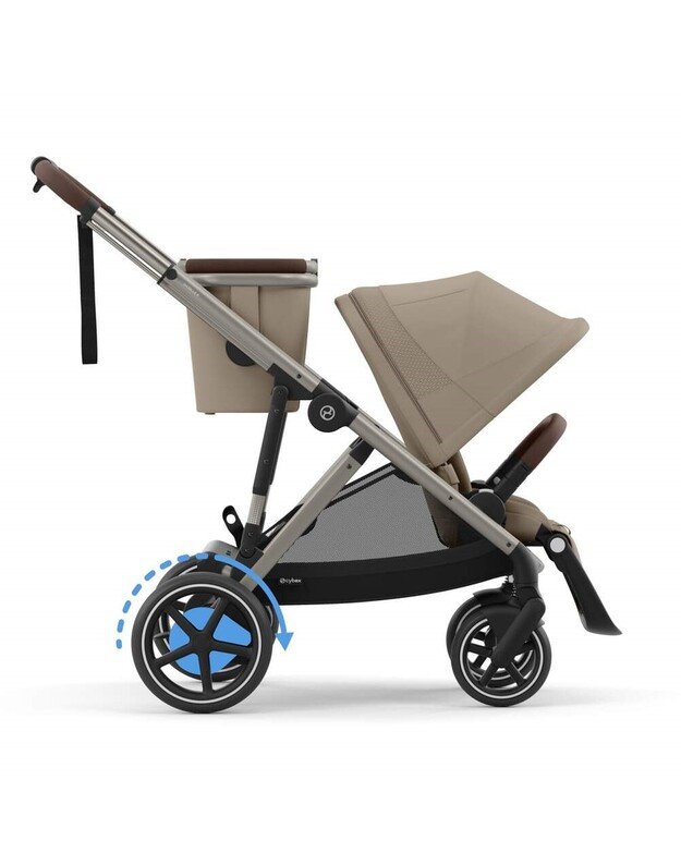 Cybex elektrinis vežimėlis eGazelle S TPE Almond Beige, smėlio spalvos