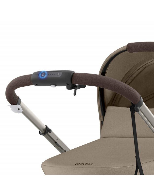 Cybex elektrinis vežimėlis eGazelle S TPE Almond Beige, smėlio spalvos