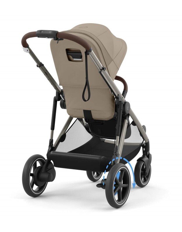 Cybex elektrinis vežimėlis eGazelle S TPE Almond Beige, smėlio spalvos