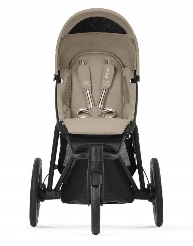 Cybex sportinis vežimėlis Avi Spin BLK Almond Beige, smėlio spalvos