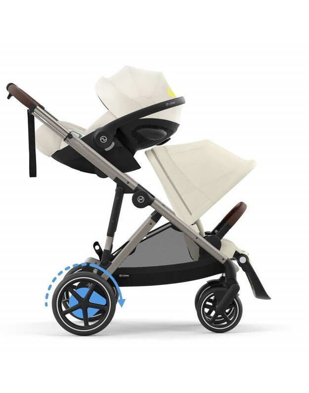 Cybex elektrinis vežimėlis eGazelle S TPE Seashell Beige, smėlio spalvos