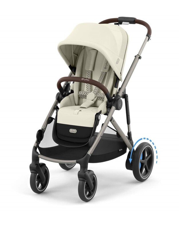 Cybex elektrinis vežimėlis eGazelle S TPE Seashell Beige, smėlio spalvos