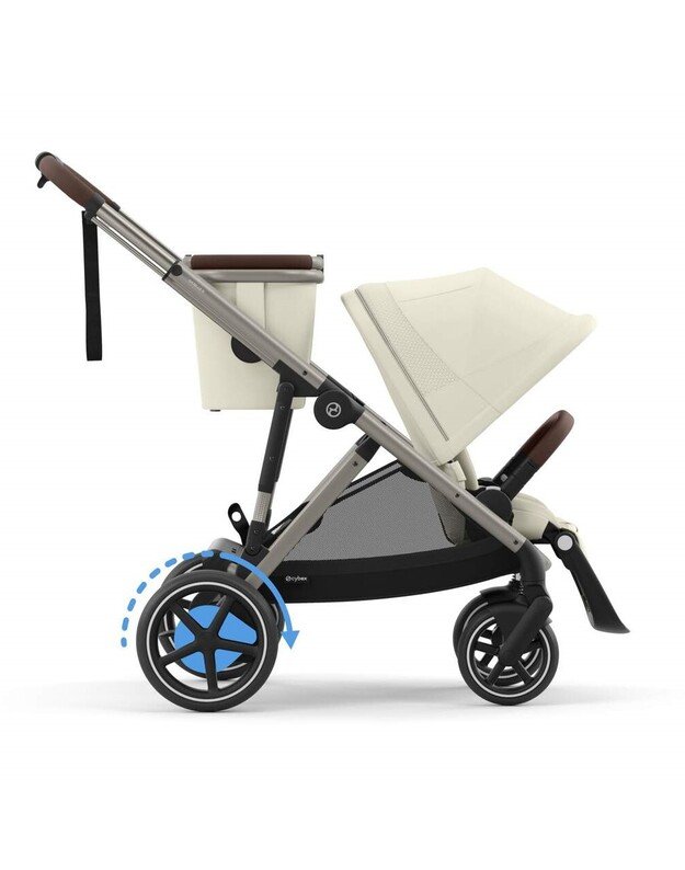 Cybex elektrinis vežimėlis eGazelle S TPE Seashell Beige, smėlio spalvos