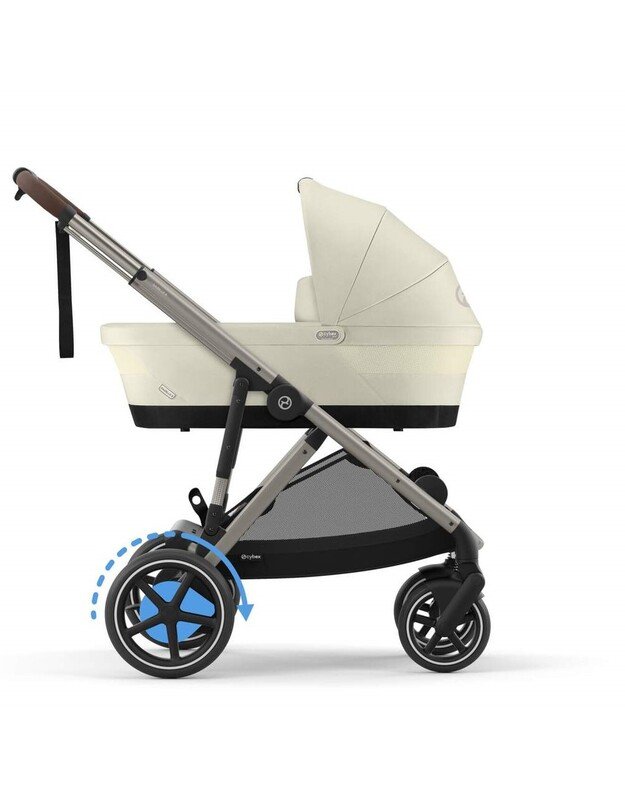 Cybex elektrinis vežimėlis eGazelle S TPE Seashell Beige, smėlio spalvos