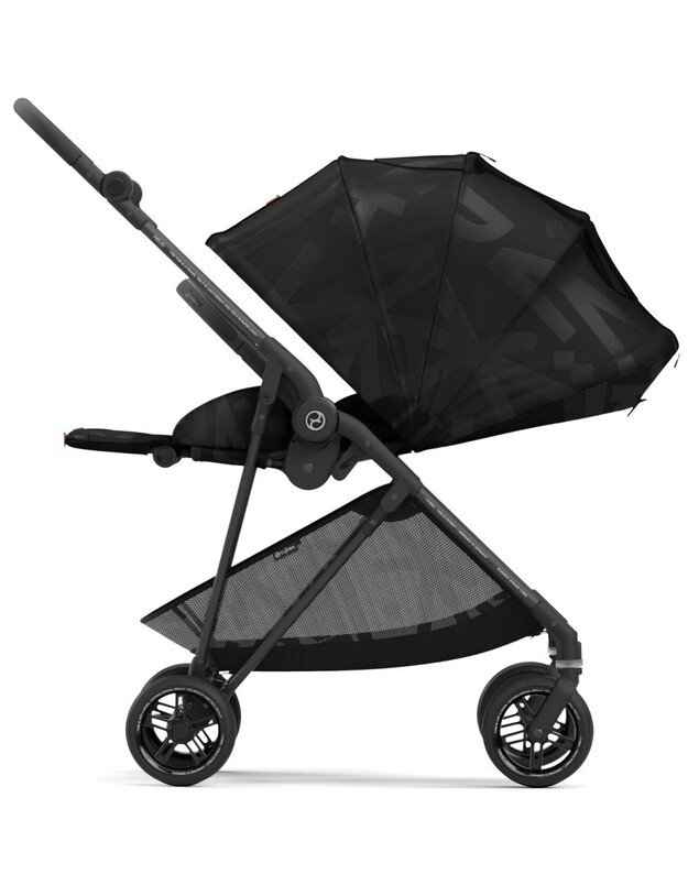 Vežimėlis Cybex Melio Street (2024) Real Black, juodas