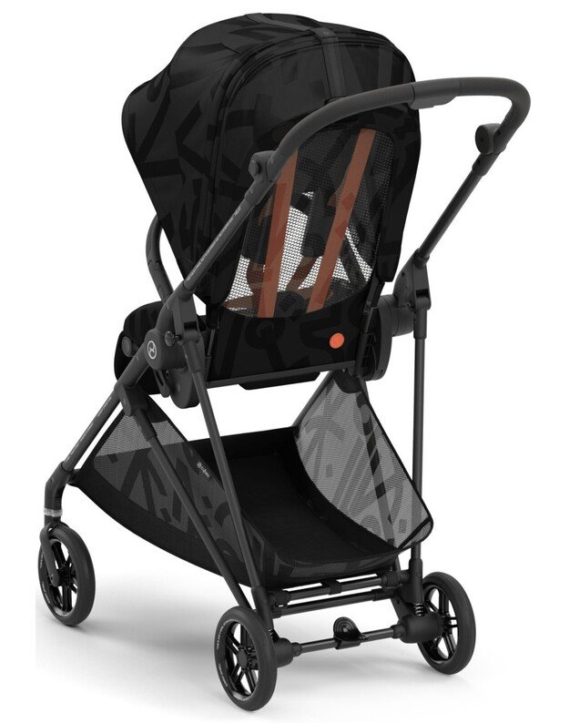 Vežimėlis Cybex Melio Street (2024) Real Black, juodas