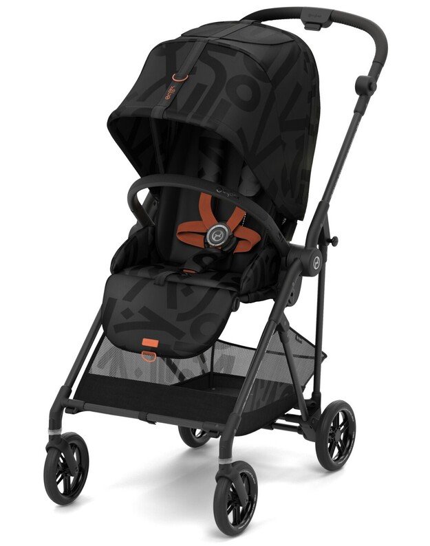 Vežimėlis Cybex Melio Street (2024) Real Black, juodas