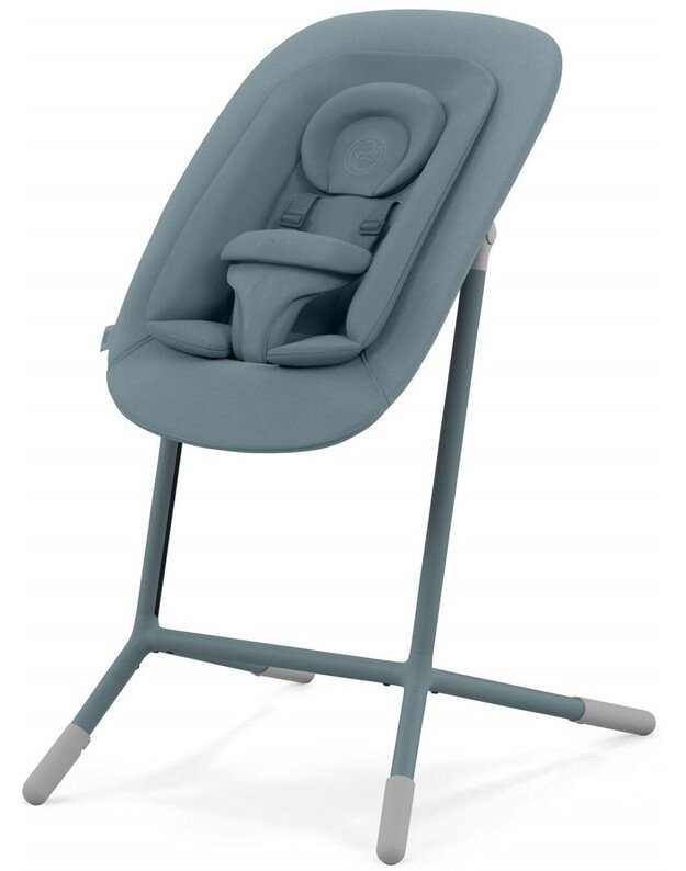 Cybex gultukas - maitinimo kėdutė Lemo 4in1 Set Stone Blue, mėlyna