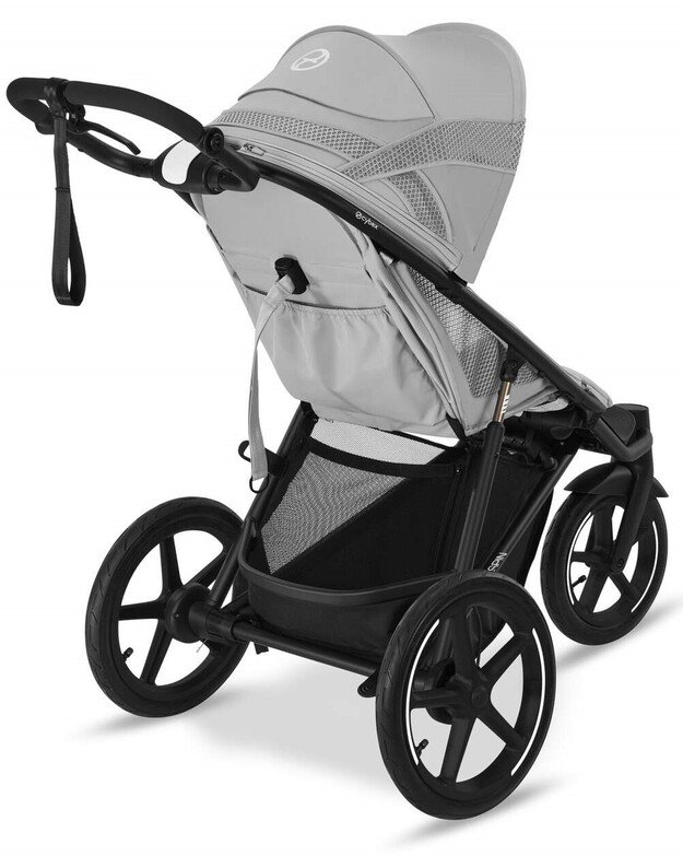 Cybex sportinis vežimėlis Avi Spin BLK Fog Grey, pilkas