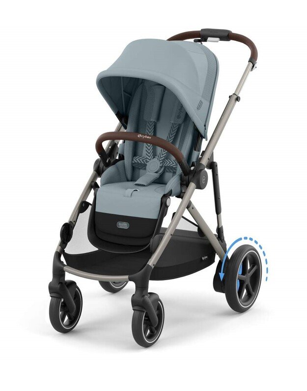 Cybex elektrinis vežimėlis eGazelle S TPE Stormy Blue, melsvas