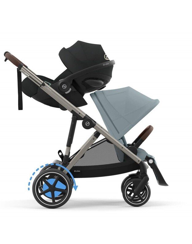 Cybex elektrinis vežimėlis eGazelle S TPE Stormy Blue, melsvas