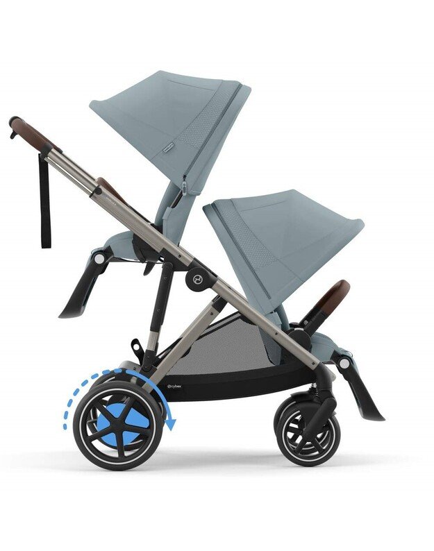 Cybex elektrinis vežimėlis eGazelle S TPE Stormy Blue, melsvas