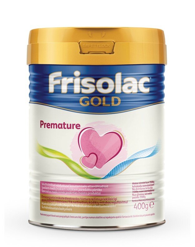 FRISOLAC GOLD PREMATURE special purpose milk formula for premature and low-weight newborns, 400 g