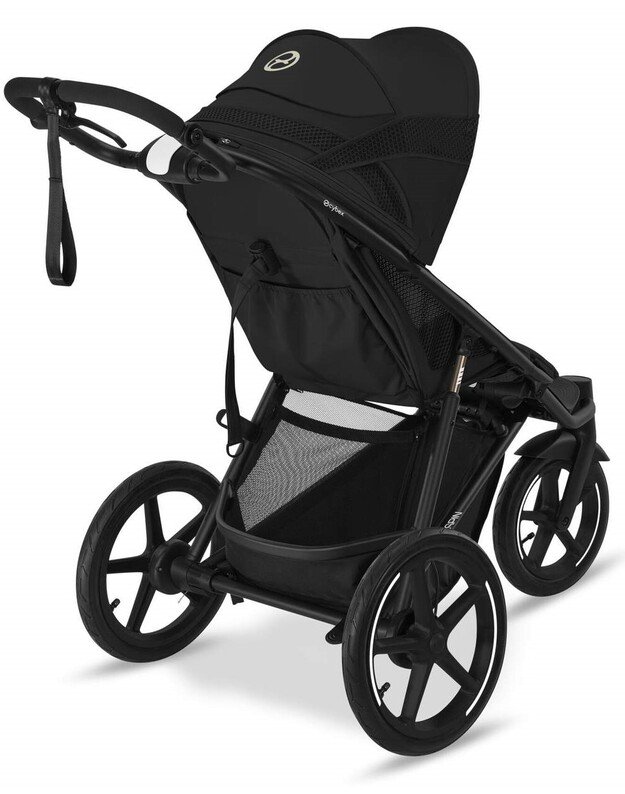 Cybex sportinis vežimėlis Avi Spin BLK Moon Black, juodas