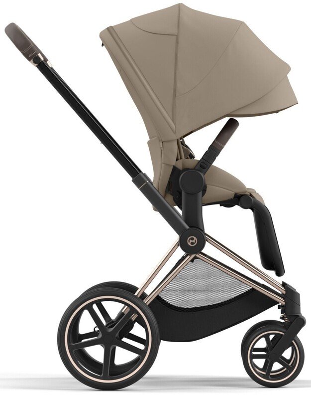 Vežimėlis CYBEX PRIAM V4 Cozy Beige, smėlio spalvos