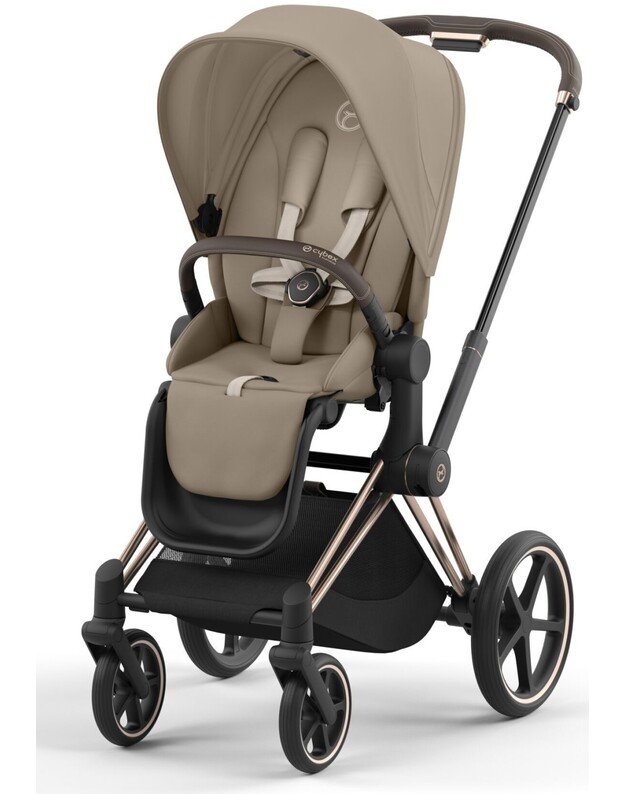 Vežimėlis CYBEX PRIAM V4 Cozy Beige, smėlio spalvos