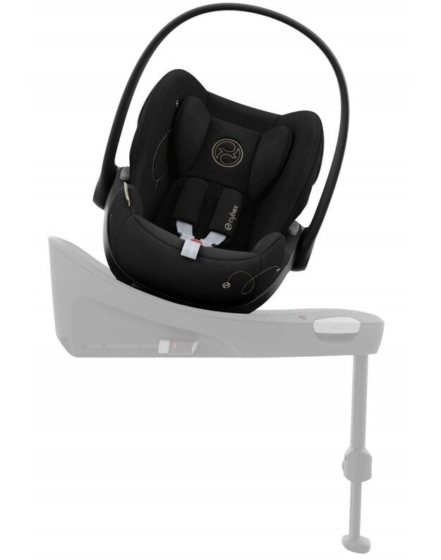 Cybex autokėdutė Cloud G i-Size 40-87cm, Moon Black, juoda