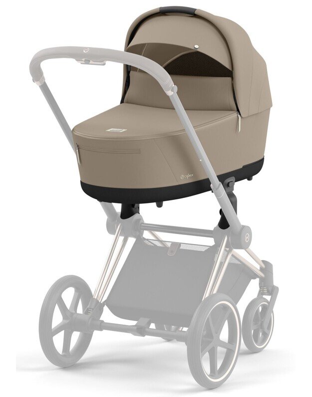 Vežimėlio lopšys Cybex Priam Lux Carry Cot V4 Cozy Beige, smėlio spalvos