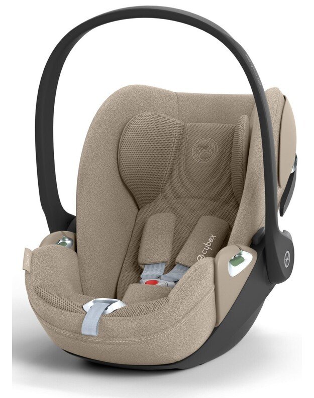 Vežimėlio CYBEX PRIAM V4 Cozy Beige komplektas 3in1, smėlio spalvos