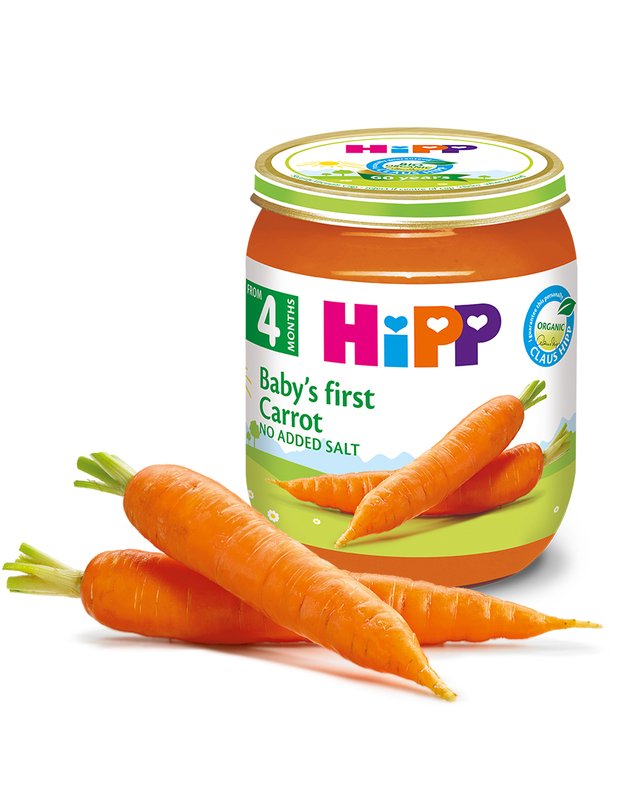 HiPP organic puree in a jar First Carrots from 4 months, 125g