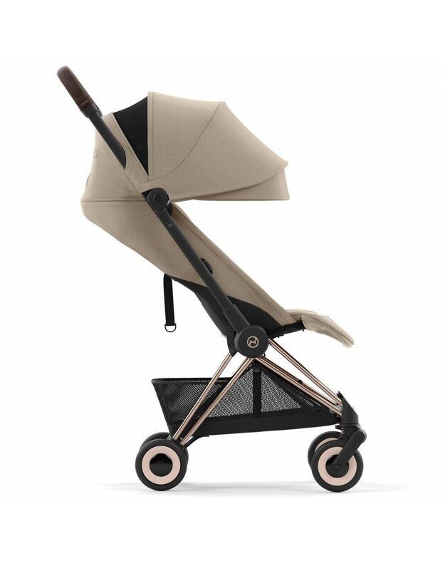 Cybex vežimėlis COYA Rosegold Cozy Beige, smėlio spalvos