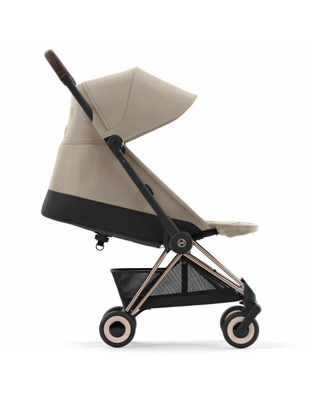 Cybex vežimėlis COYA Rosegold Cozy Beige, smėlio spalvos