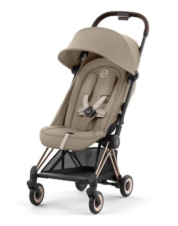 Cybex vežimėlis COYA Rosegold Cozy Beige, smėlio spalvos