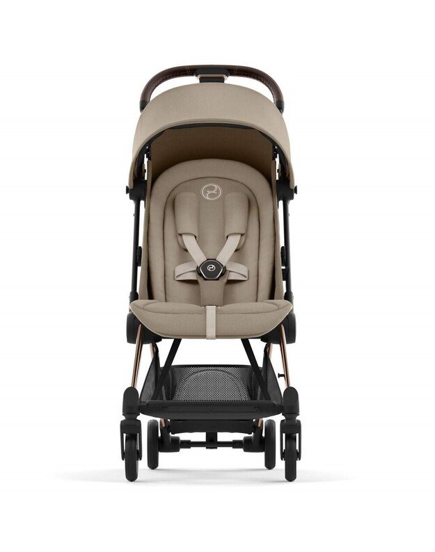 Cybex vežimėlis COYA Rosegold Cozy Beige, smėlio spalvos